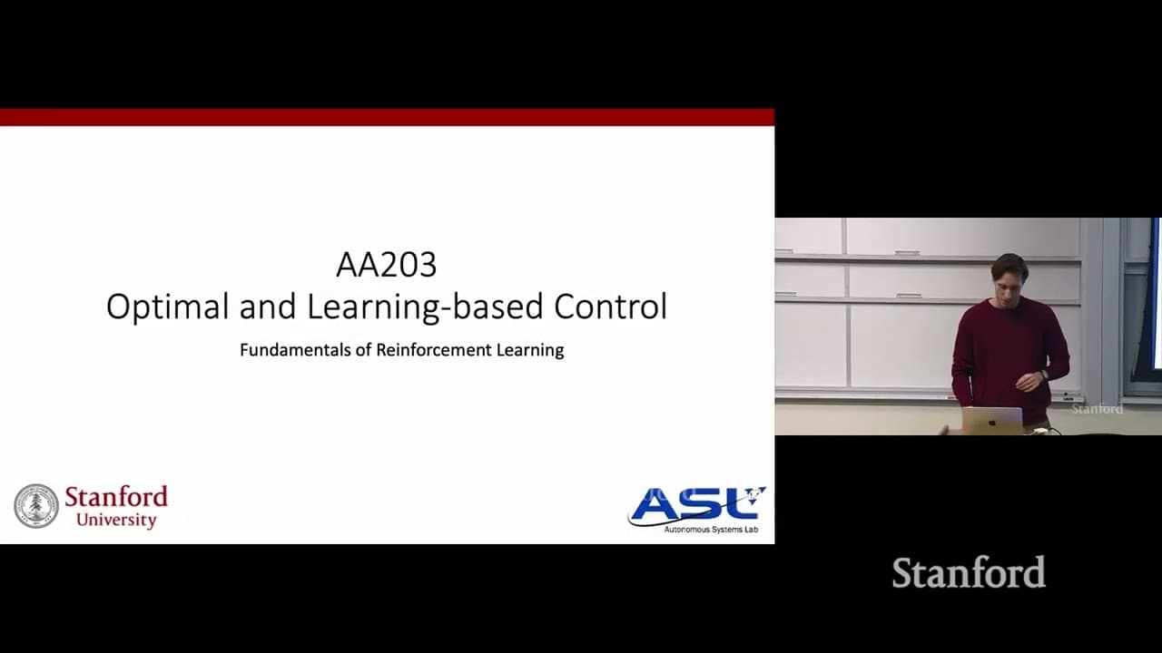 Stanford AA203 Optimal and Learning-Based Control