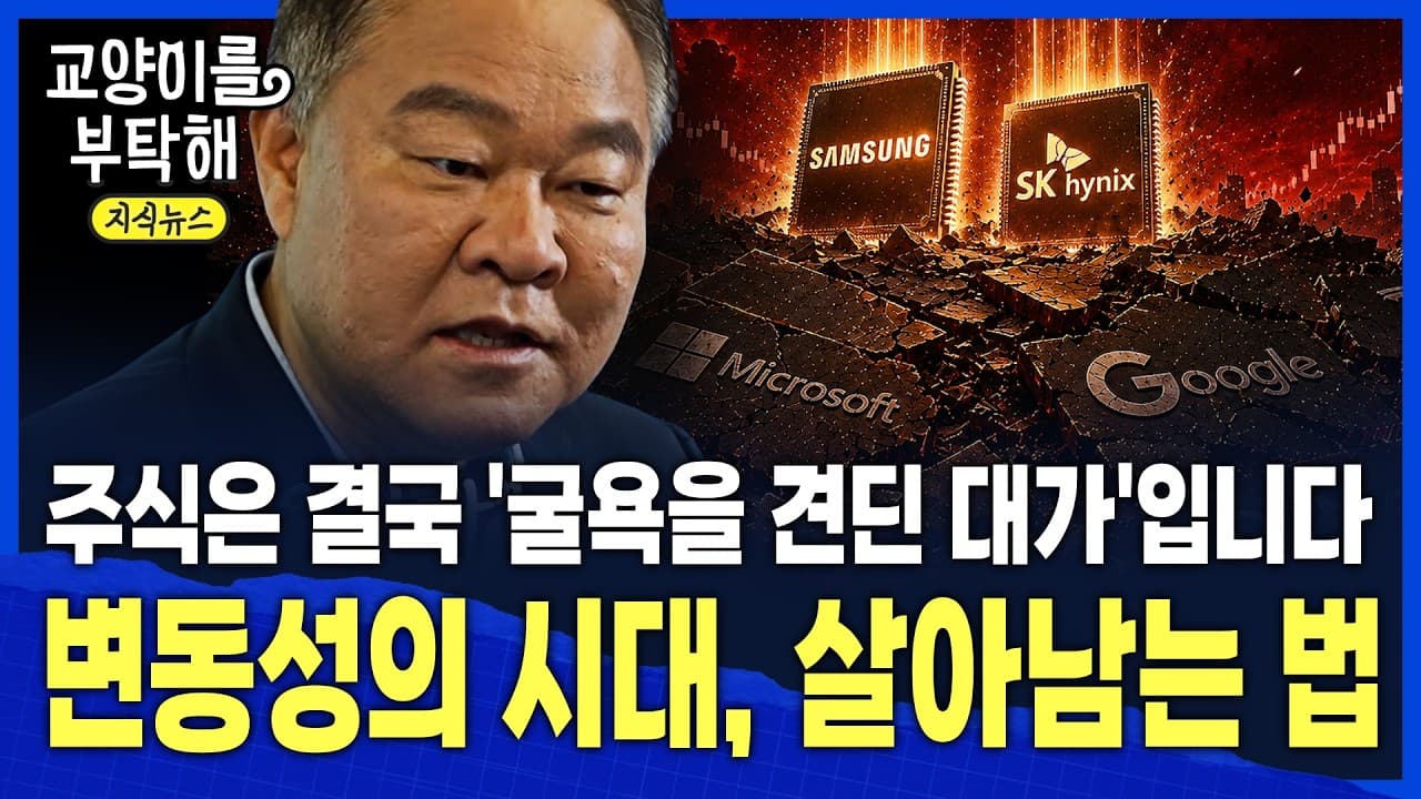 [지식뉴스] "주식은 결국 ''굴욕을 견딘 대가''"…앞으로 변동성은 더 커집니다, 흔들리지 않는 투자 원칙의 비밀 / 교양이를 부탁해