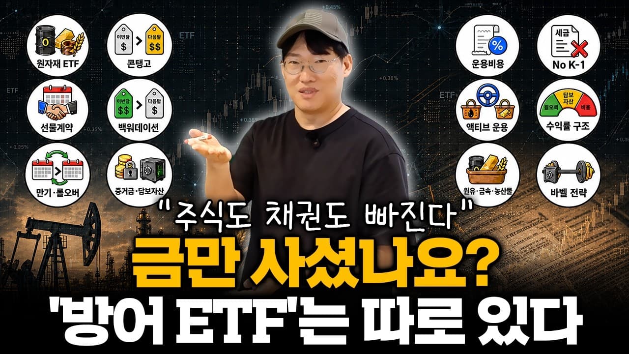 이번엔 채권도 못 지켜줄 수 있습니다" 주식과 채권이 동시에 무너질 때 필요한 ''ETF''는 ''이것