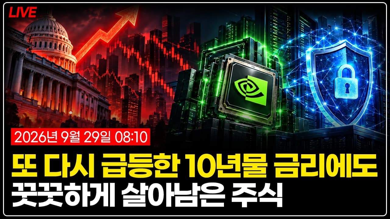 [모닝효라이브] 美금리는 급등했는데, 버틴 종목들의 특징