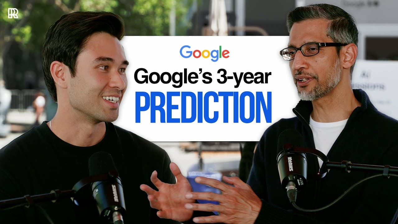 Sundar Pichai on Agents Replacing Engineers, Google''''s Future, AI''''s Flip Phone Moment, and More