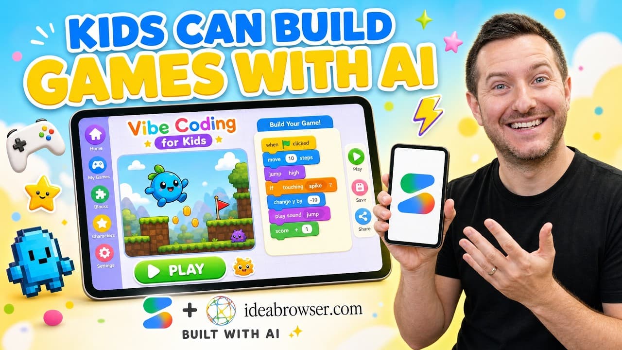 Teach YOUR Kids How To Vibe Code In 22 Minutes
