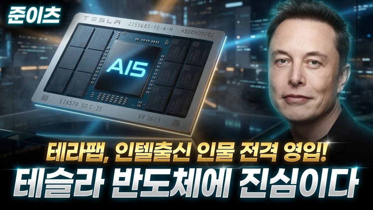 테슬라 반도체에 진심이다! 테라팹, 인텔출신 인물 전격 영입.