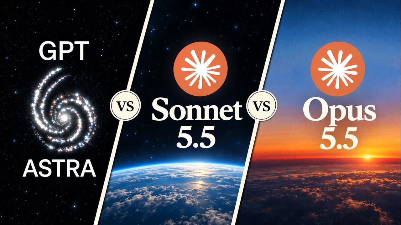 I Tested Sonnet 5.5 vs Opus 5.5 vs GPT 6 Astra (No Hype)