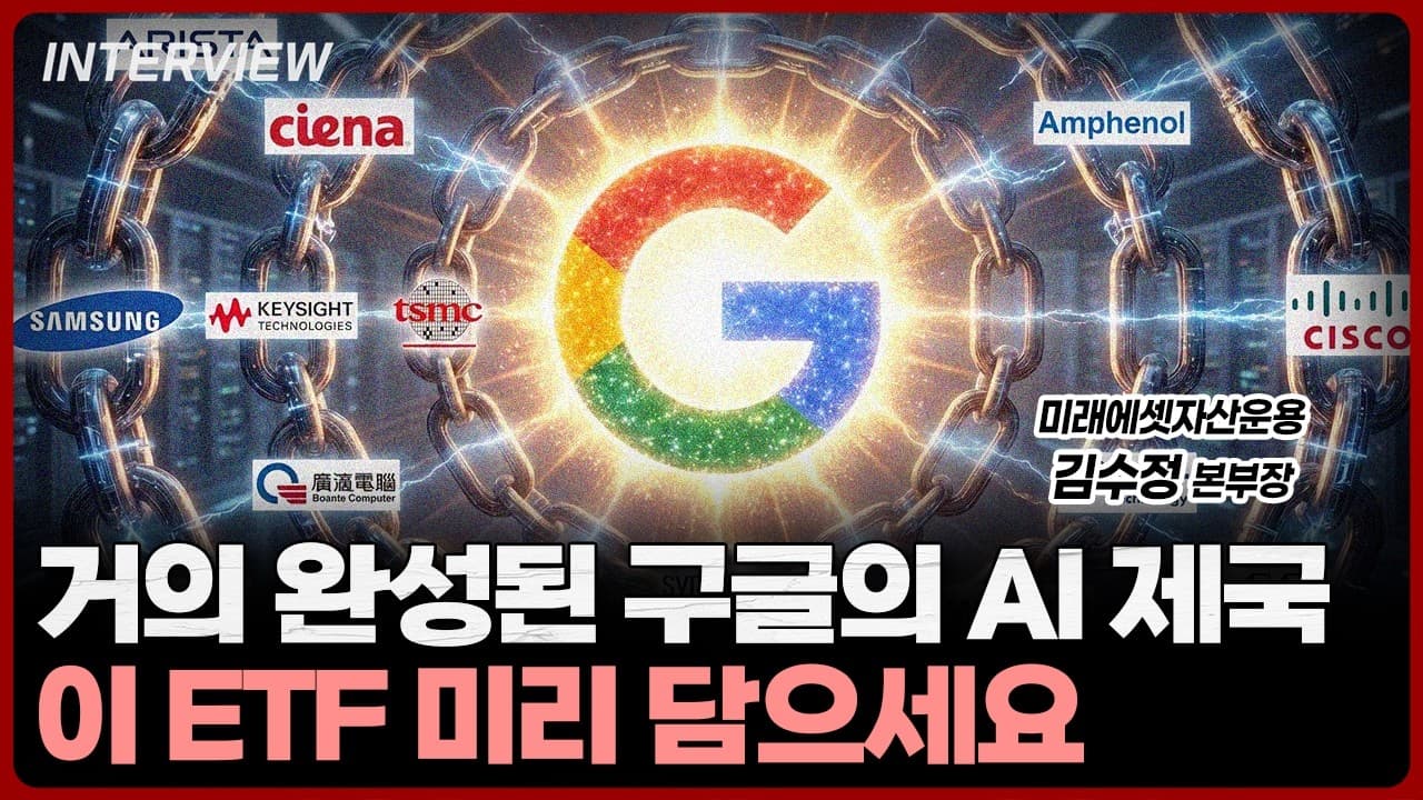 거의 다 완성되가는 구글의 AI 제국, 수혜를 받을 이 ETF 미리 담으세요ㅣ김수정 미래에셋자산운용 본부장