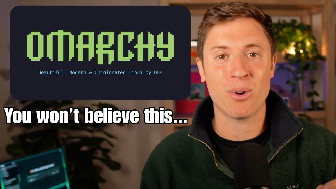 If you use AI, switch to Omarchy immediately