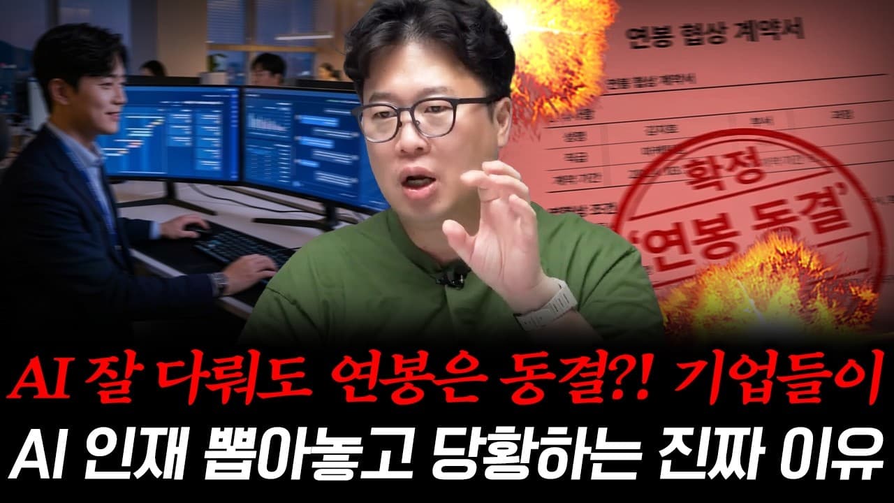 일자리 줄어든다더니 왜 채용 공고가 늘었을까?" 기업들이 숨기고 있는 AI 전환의 비밀 #박정호교수 #여의도멘션 #AI채용 #AI전환