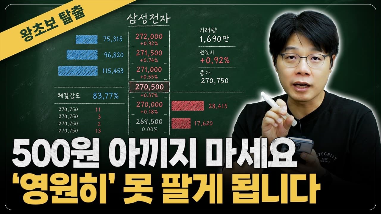 몇백 원 더 받으려다 끝내 못 파는 일이 생깁니다, 이효석이 개인 투자자에게 시장가를 권하는 진짜 이유