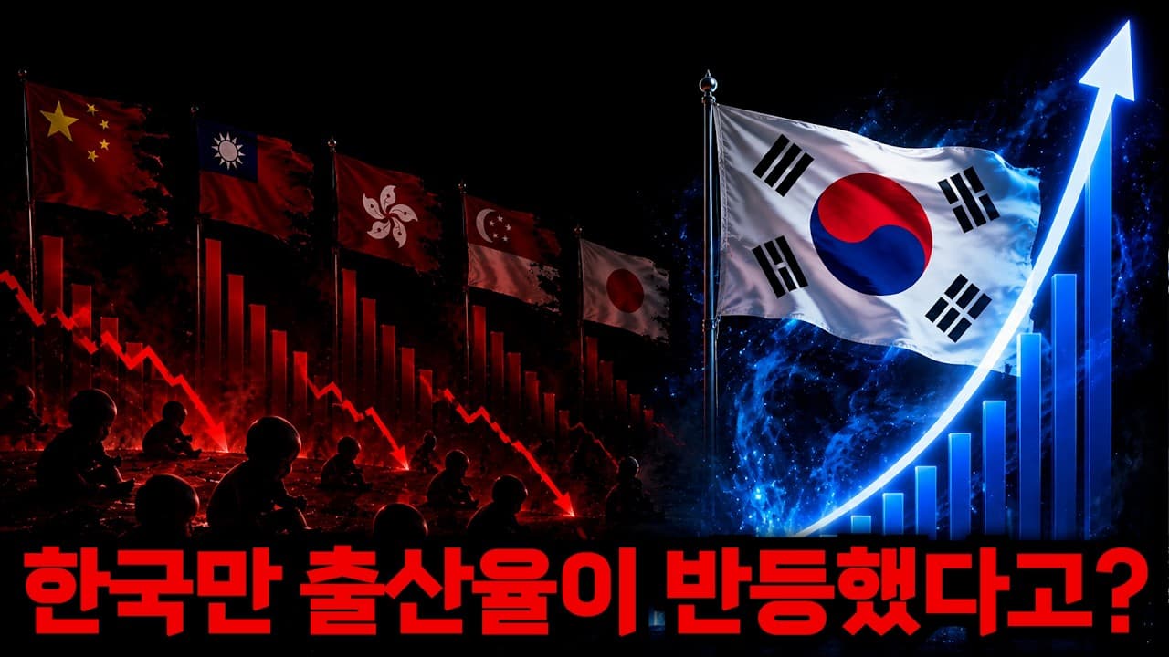 동아시아 출산율 대붕괴 근황ㄷㄷ 한국만 출산율 반등했습니다