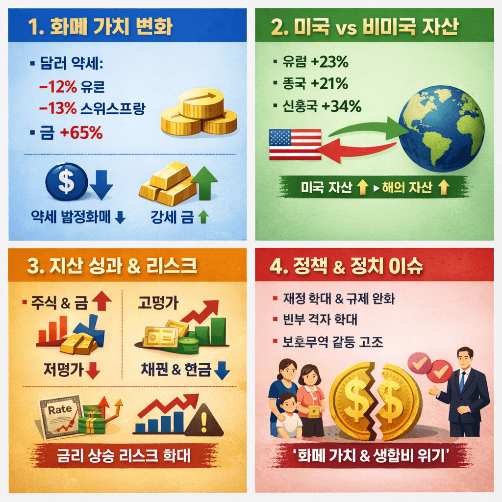 Ray Dalio: 2025년 시장 회고와 빅사이클 관점 내용을 설명하는 본문 이미지