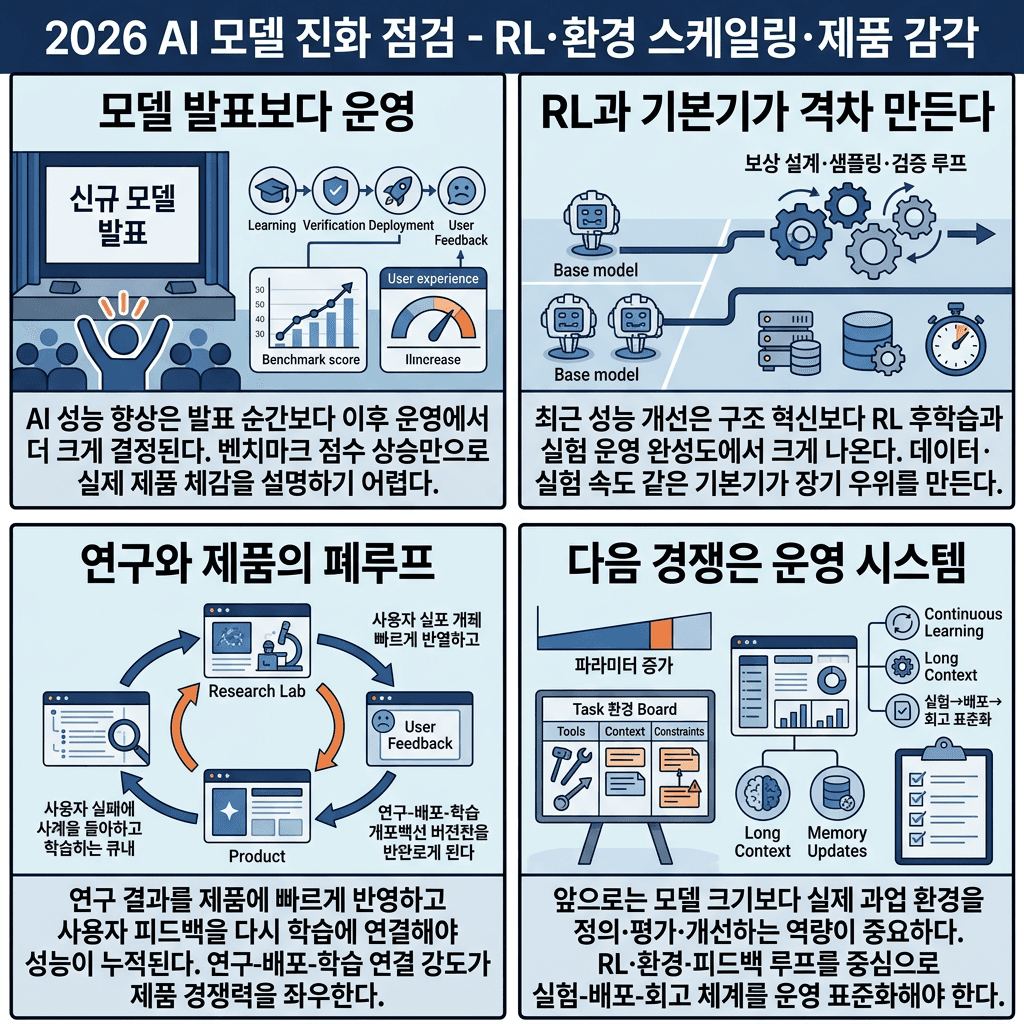 EP 88. 비결은 없다의 핵심 내용을 4단계로 요약한 인포그래픽