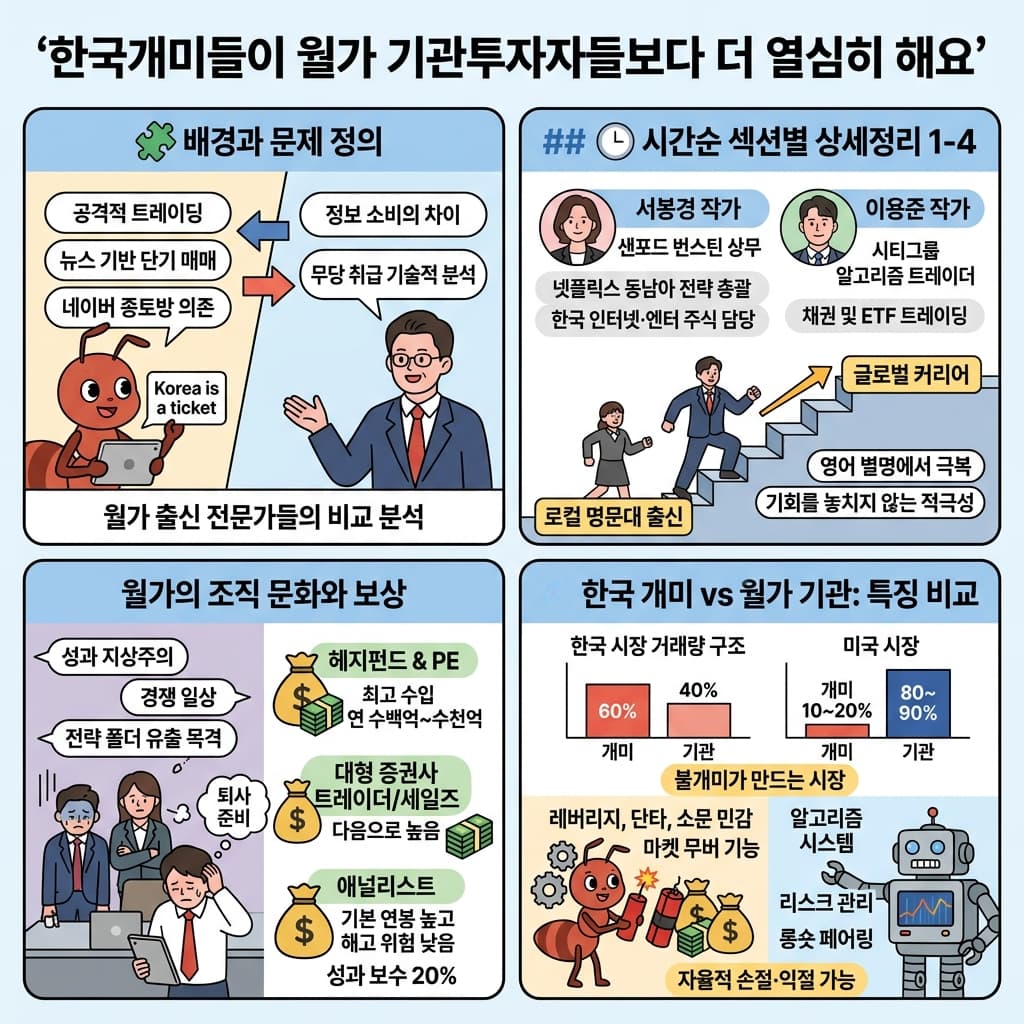 한국개미들이 월가 기관투자자들보다 더 열심히 해요 내용을 설명하는 본문 이미지