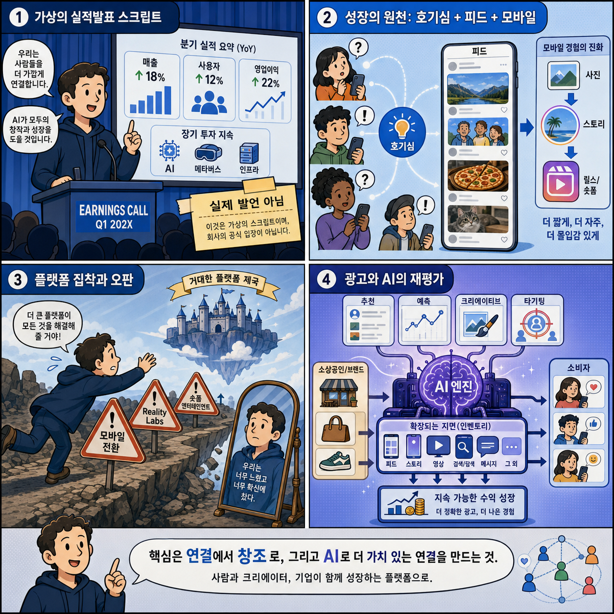 A Script for Mark Zuckerberg 내용을 설명하는 본문 이미지