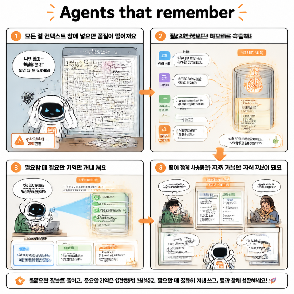 Agents that remember: introducing Agent Memory 내용을 설명하는 본문 이미지