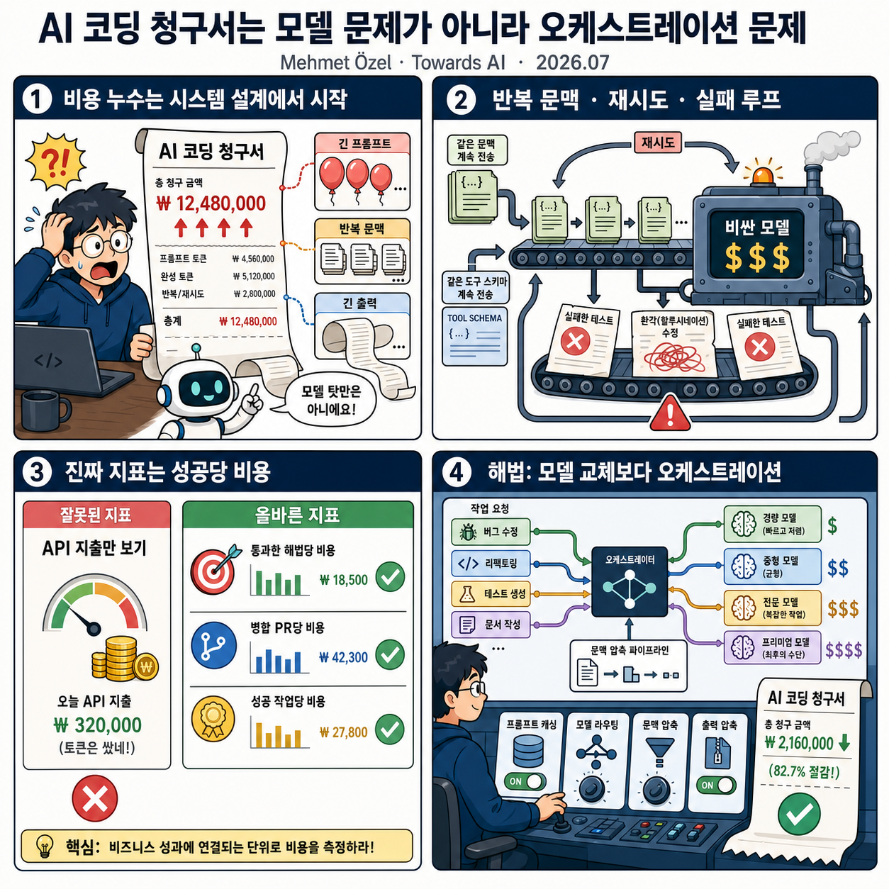 Your AI Coding Bill Is Not a Model Problem. It’s an Orchestration Problem 내용을 설명하는 본문 이미지