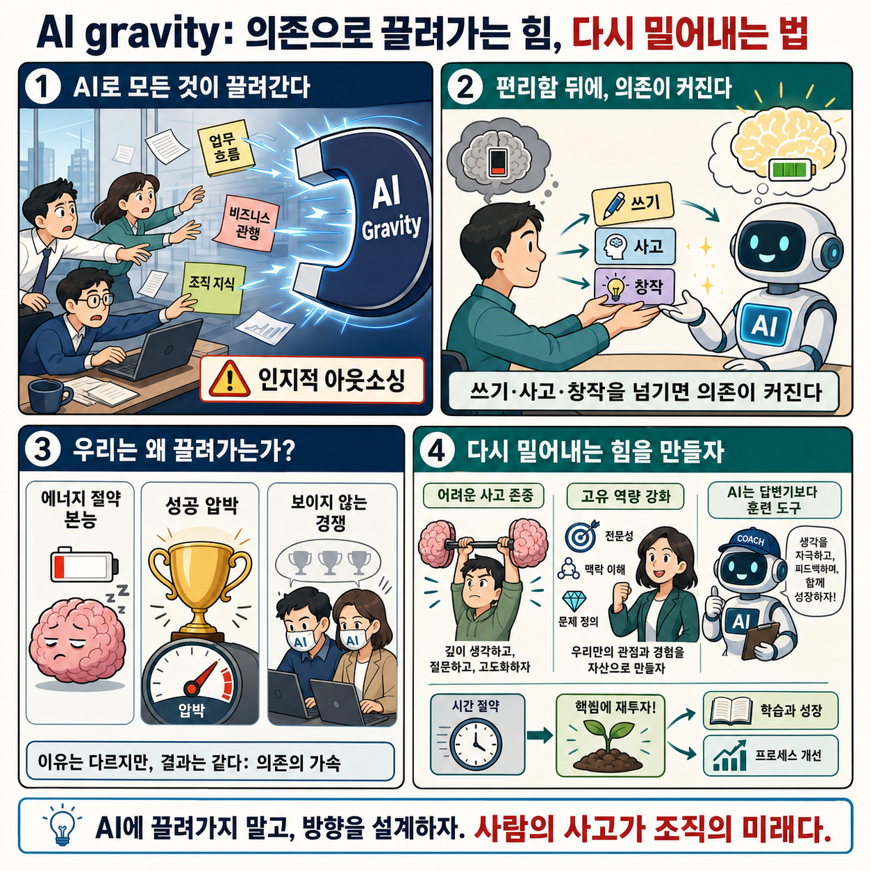 ‘AI gravity’ is pulling you toward dependency. Here’s how to push back 내용을 설명하는 본문 이미지