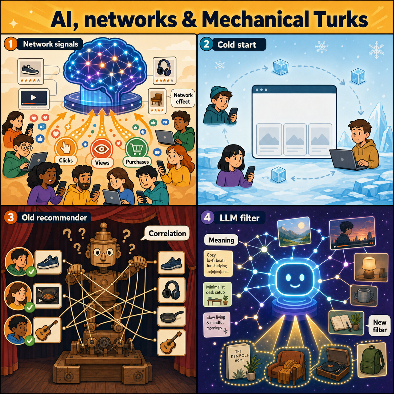 AI, networks and Mechanical Turks — Benedict Evans 내용을 설명하는 본문 이미지