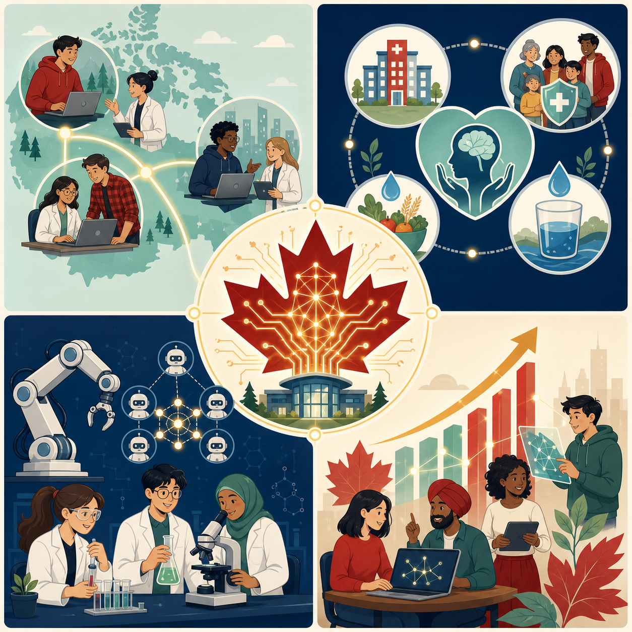 Anthropic commits $10 million to Canadian AI research 내용을 설명하는 본문 이미지
