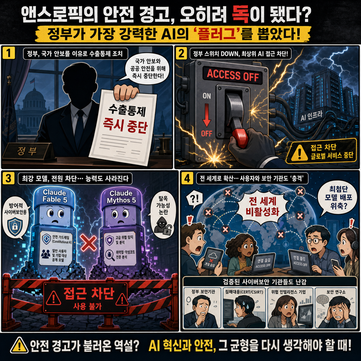 Anthropic's safety warnings may have just backfired — the government has pulled the plug on its most powerful AI 내용을 설명하는 본문 이미지