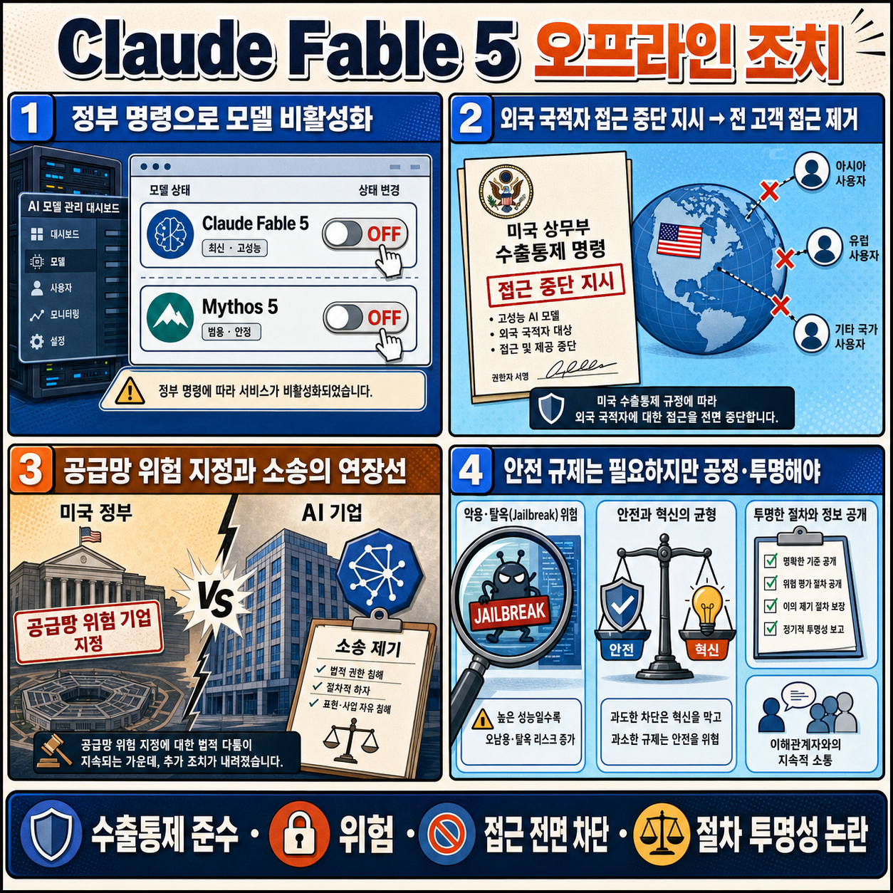 Anthropic Says It’s Taking Claude Fable 5 Offline to Comply With US Government Order 내용을 설명하는 본문 이미지