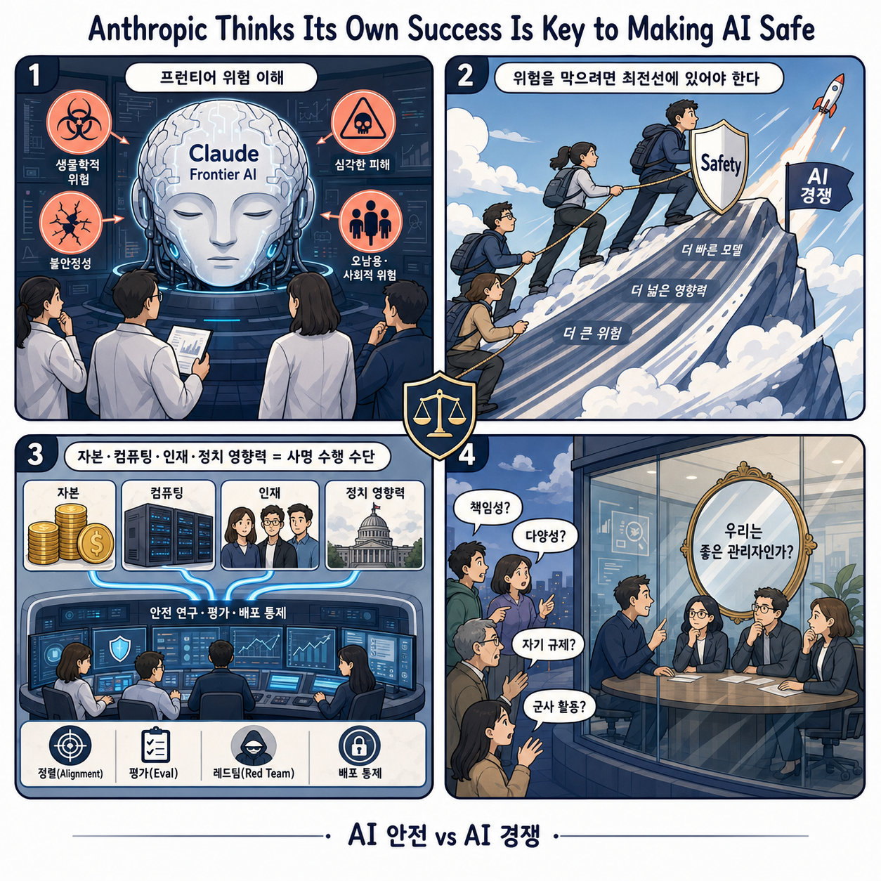Anthropic Thinks Its Own Success Is Key to Making AI Safe 내용을 설명하는 본문 이미지