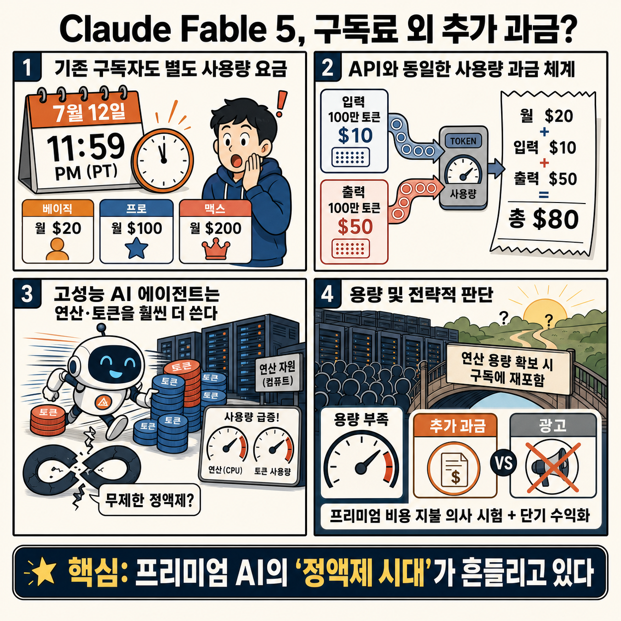 Anthropic Wants You to Pay Up for Claude Fable 5 내용을 설명하는 본문 이미지
