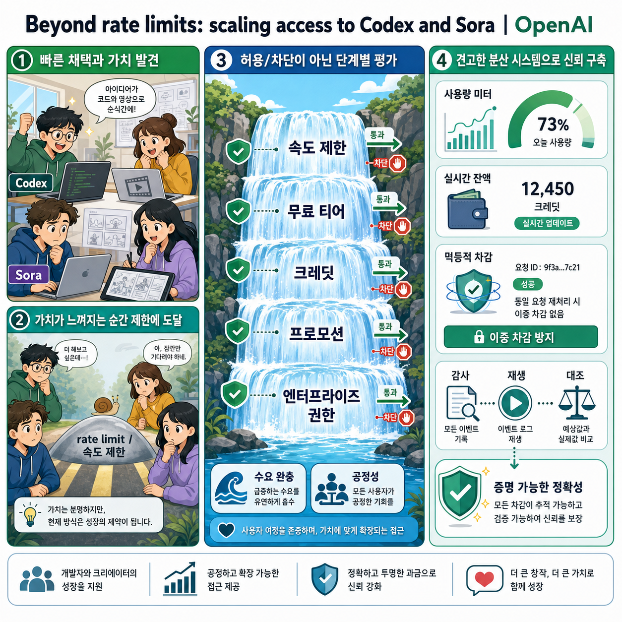 Beyond rate limits: scaling access to Codex and Sora 내용을 설명하는 본문 이미지