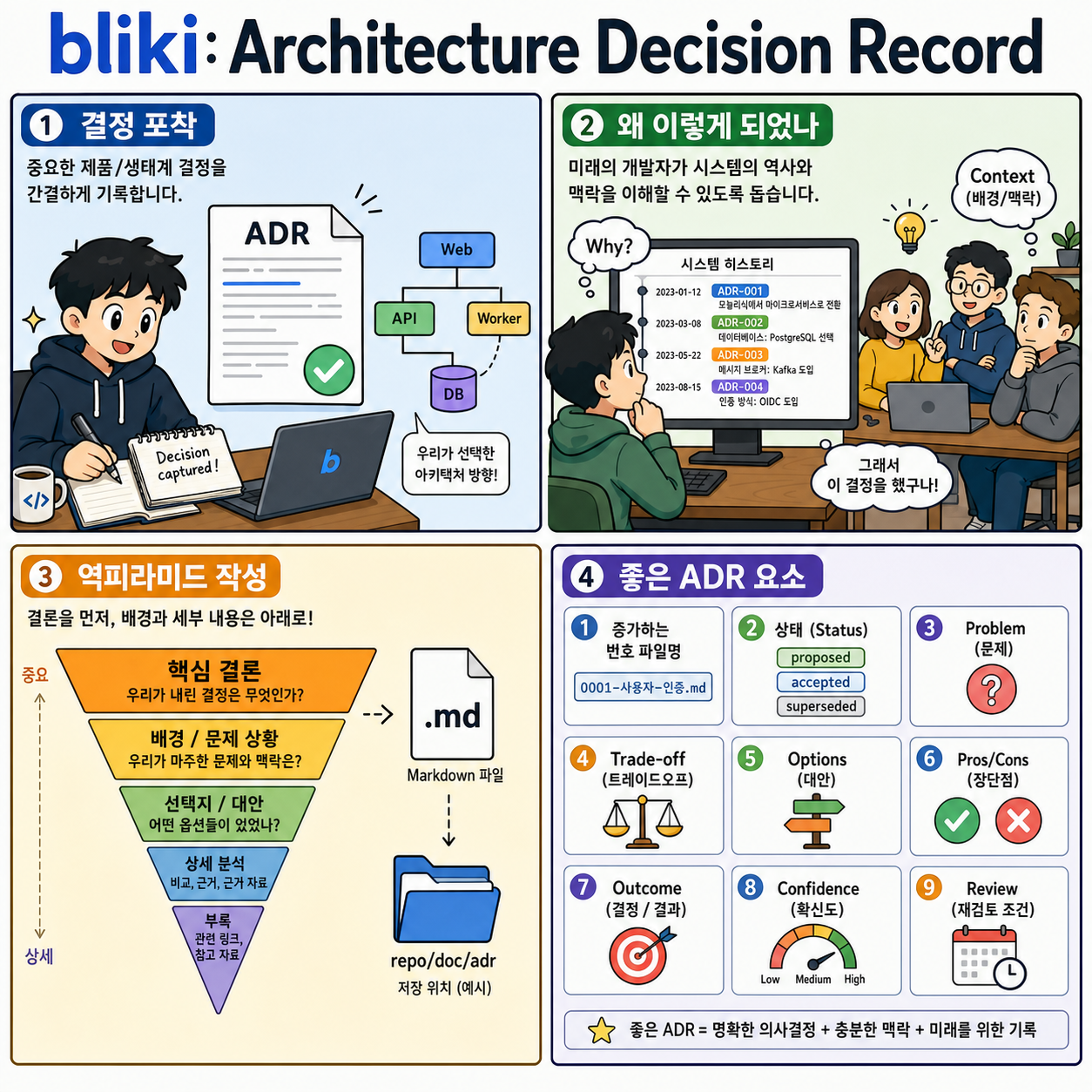 bliki: Architecture Decision Record 내용을 설명하는 본문 이미지