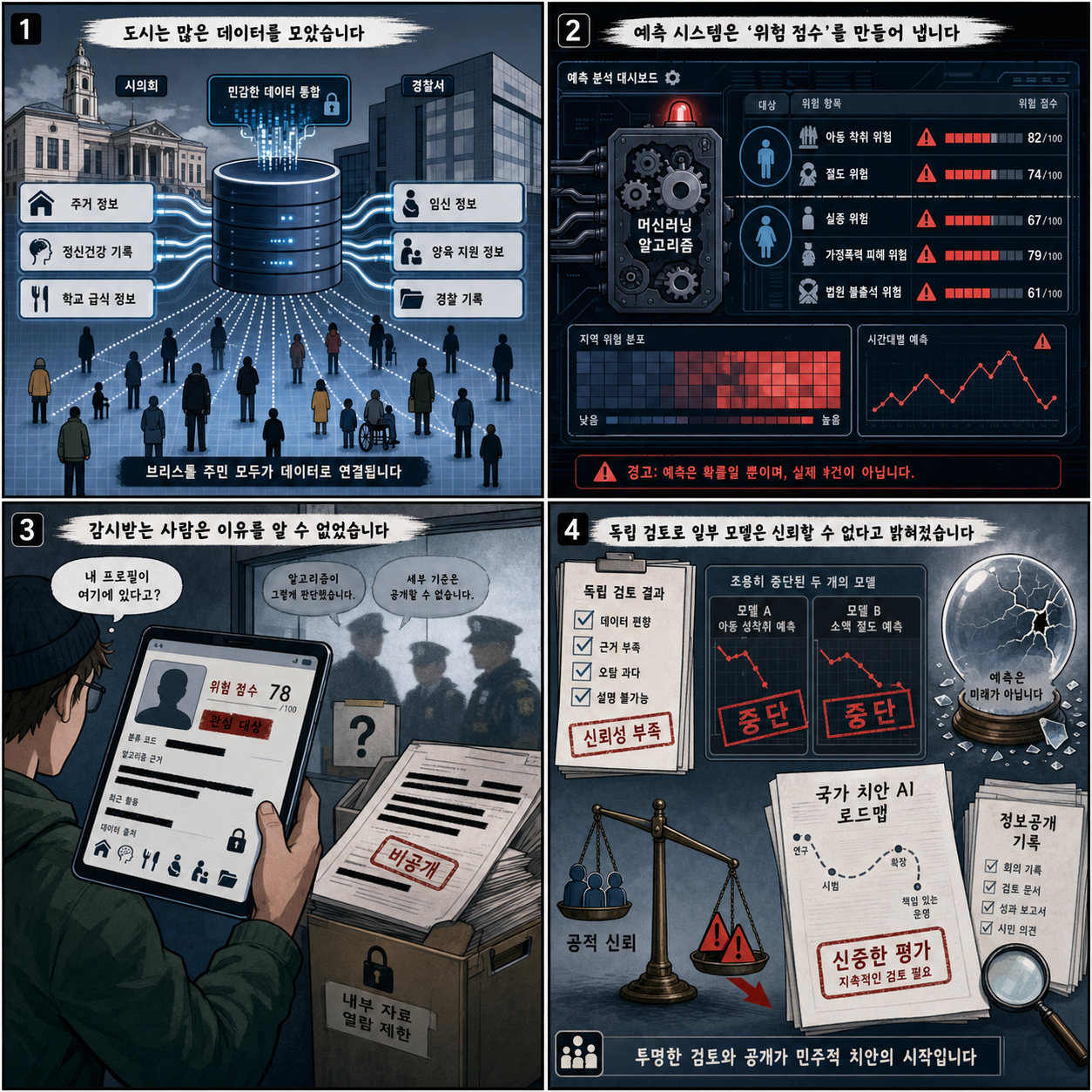 British Police Built a Sprawling Crime-Prediction Machine. Some Results Couldn’t Be Trusted 내용을 설명하는 본문 이미지