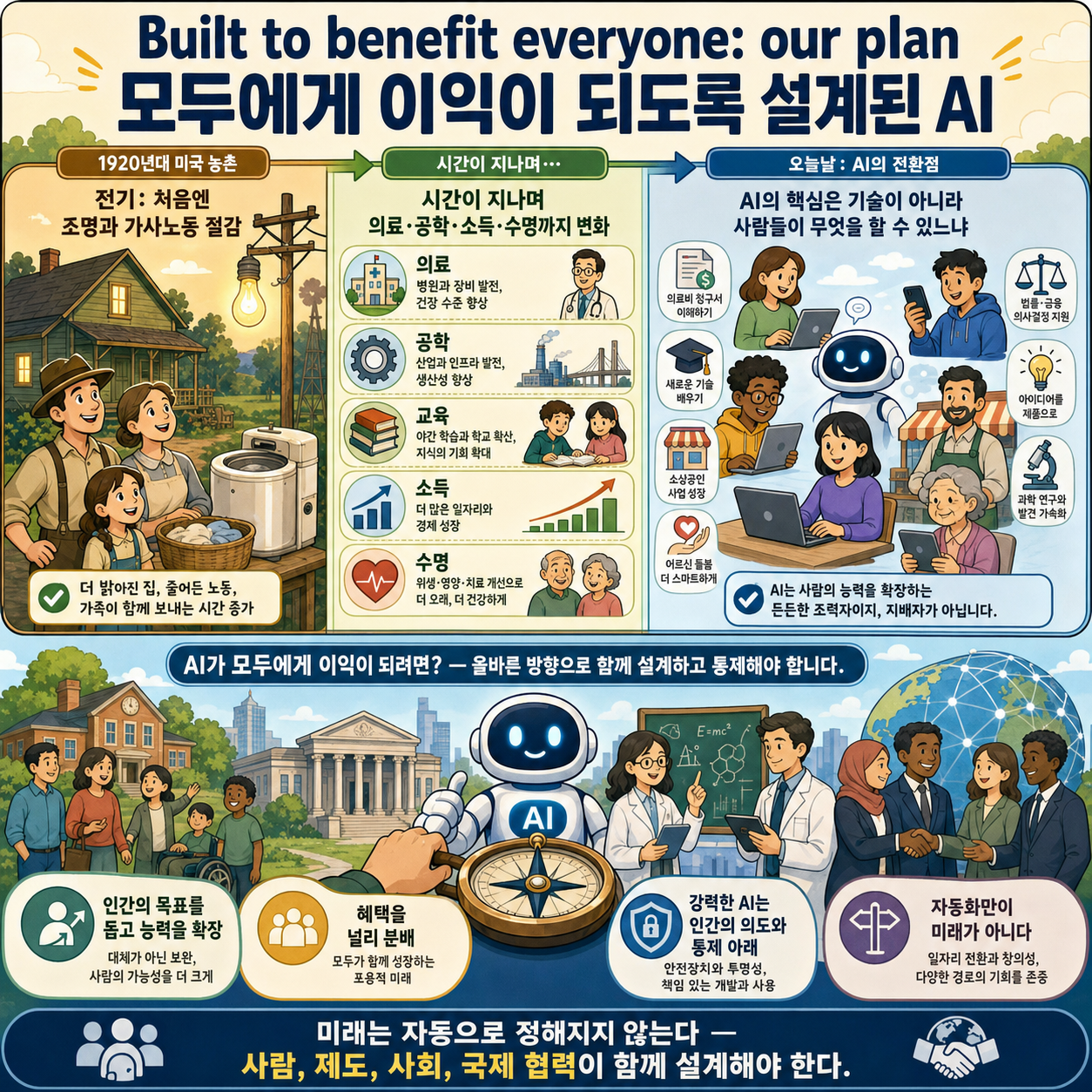 Built to benefit everyone: our plan 내용을 설명하는 본문 이미지
