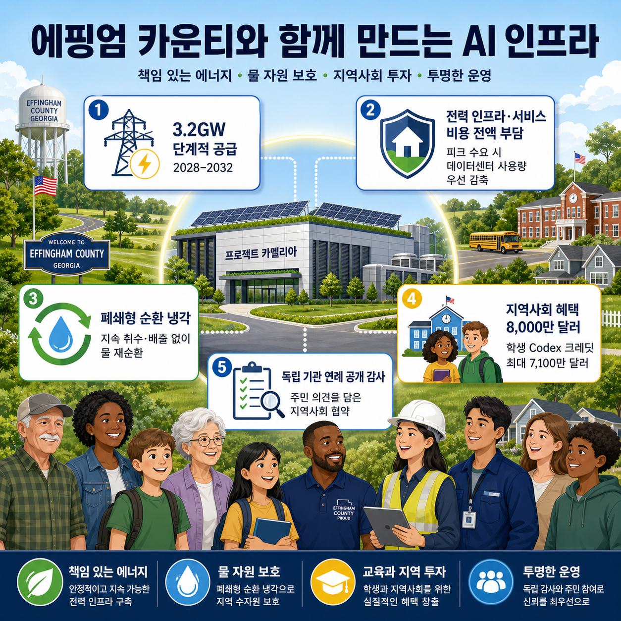 Building AI infrastructure with the Effingham County community 내용을 설명하는 본문 이미지