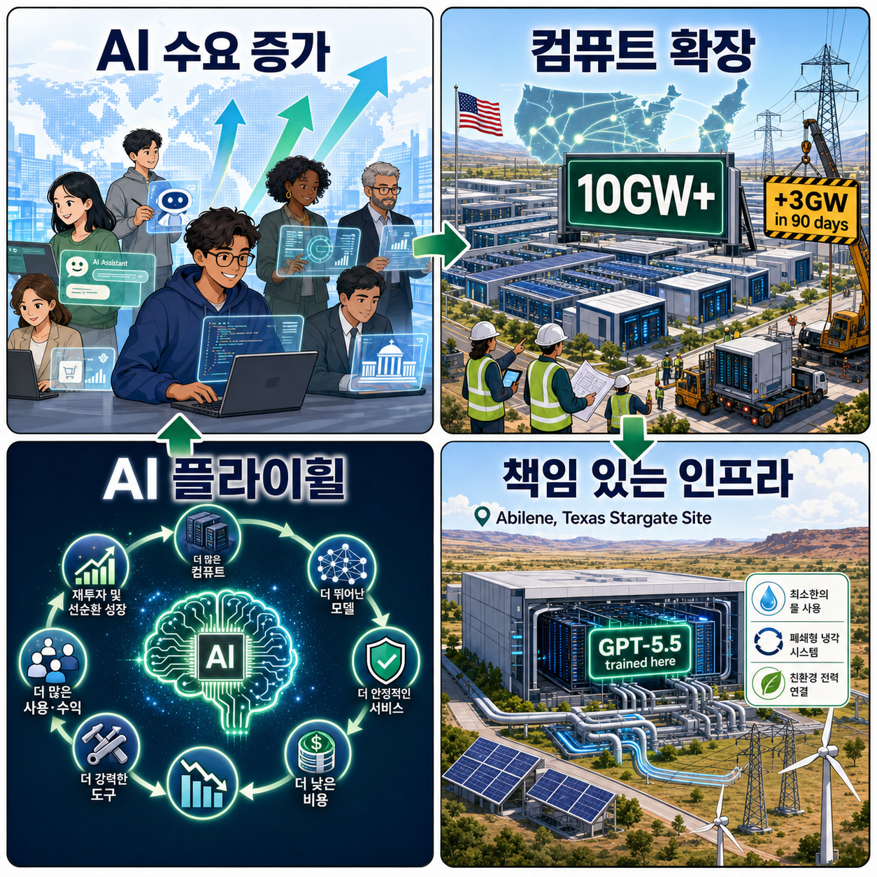 Building the compute infrastructure for the Intelligence Age 내용을 설명하는 본문 이미지