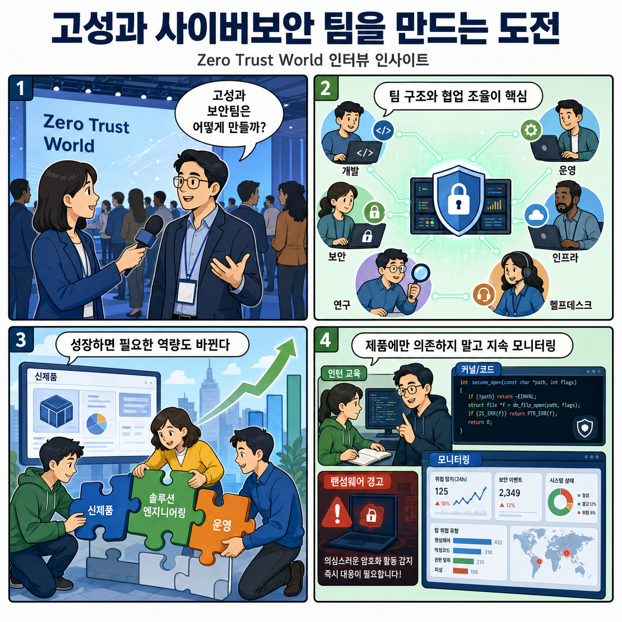 Video Quick Take: The Challenge of Building High-Performance Cybersecurity Teams - SPONSOR CONTENT FROM THREATLOCKER 내용을 설명하는 본문 이미지
