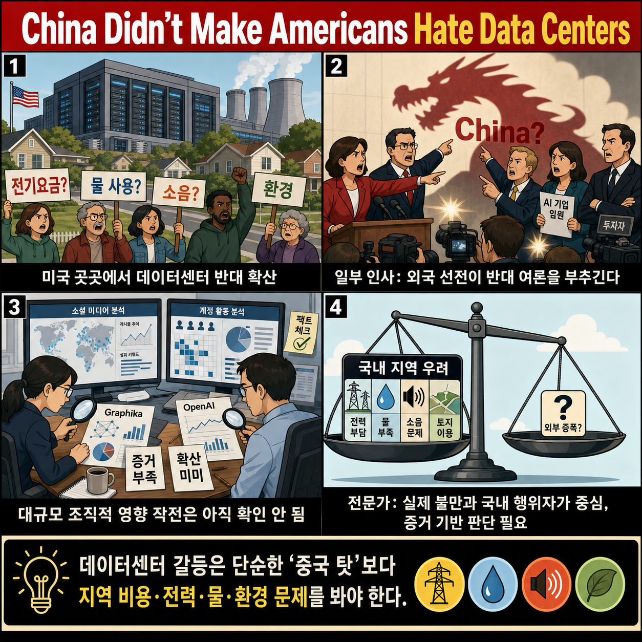China Didn’t Make Americans Hate Data Centers 내용을 설명하는 본문 이미지