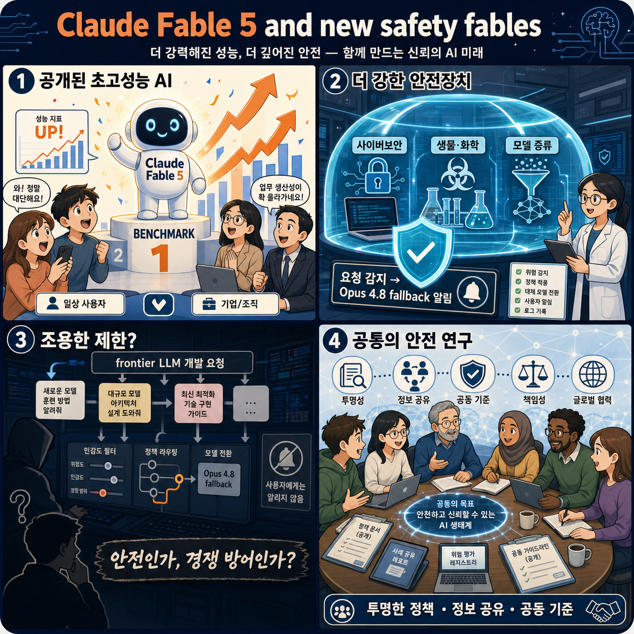 Claude Fable 5 and new safety fables 내용을 설명하는 본문 이미지