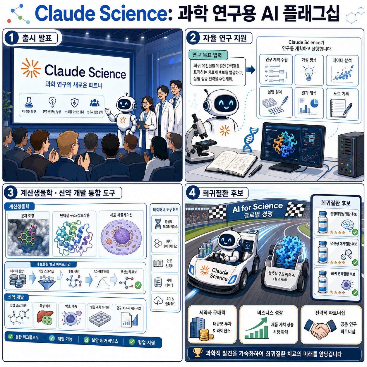 Claude Science is Anthropic’s newest flagship product 내용을 설명하는 본문 이미지