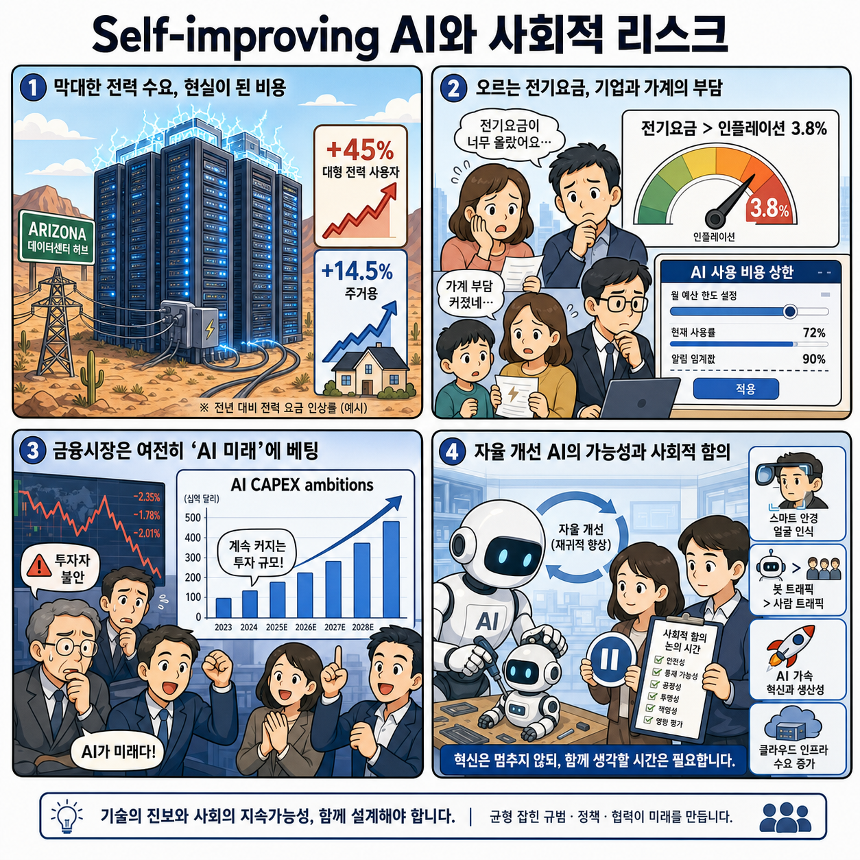 Anthropic: Self-improving AI systems may pose societal risks 내용을 설명하는 본문 이미지