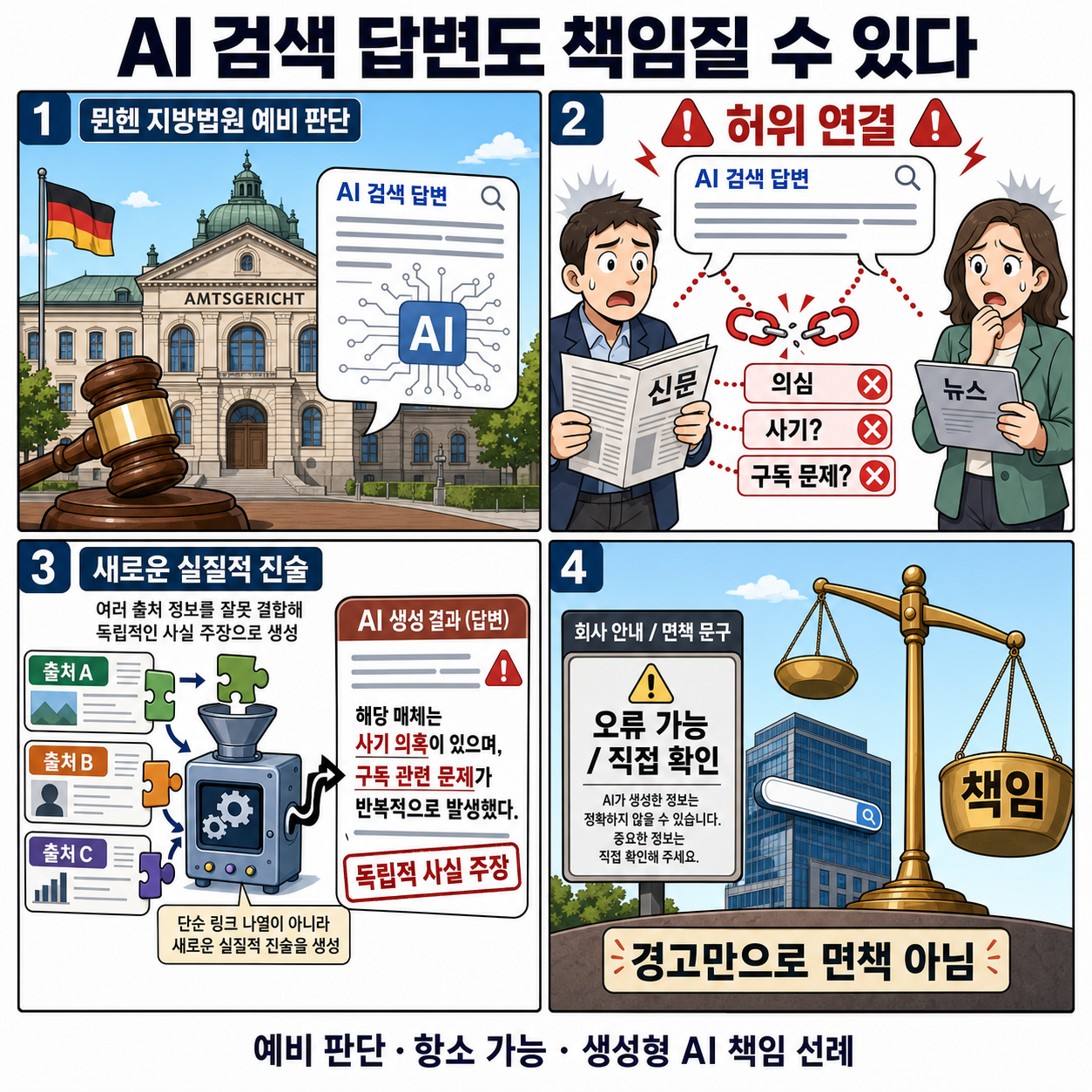 A Court Has Ruled That Google Is Liable for False Statements Generated by AI Overviews 내용을 설명하는 본문 이미지