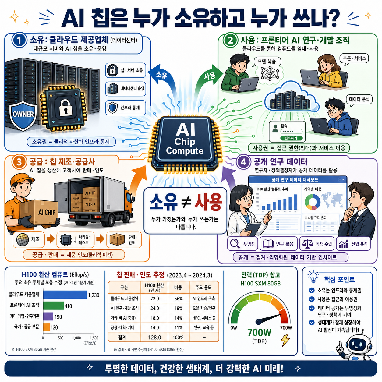 Data on AI Chip Owners 내용을 설명하는 본문 이미지