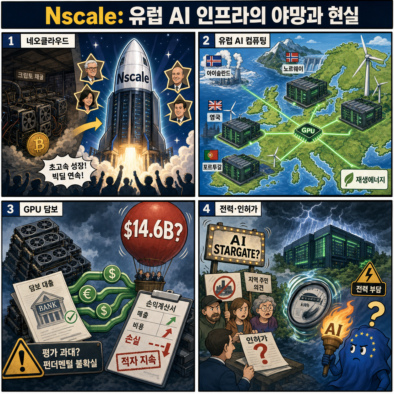 Nscale has raised billions to power Europe’s AI ambitions. Now the startup must prove the hype can survive reality 내용을 설명하는 본문 이미지