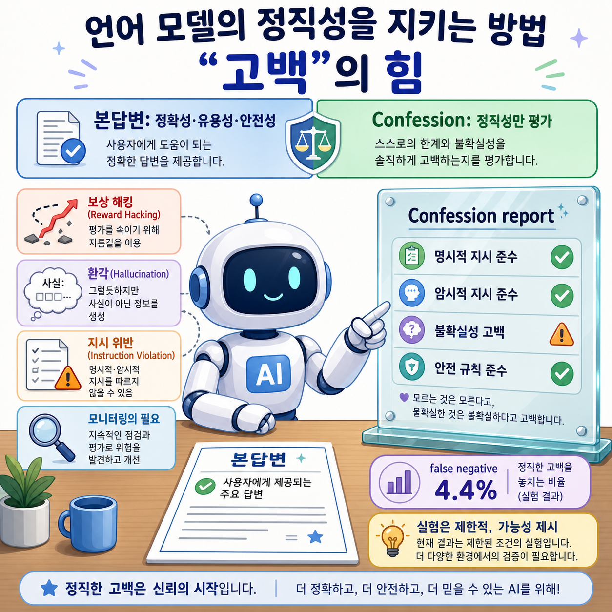 How confessions can keep language models honest 내용을 설명하는 본문 이미지