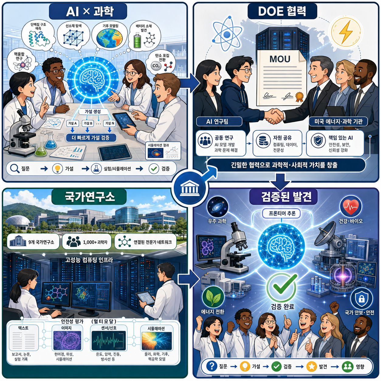 Deepening our collaboration with the U.S. Department of Energy 내용을 설명하는 본문 이미지