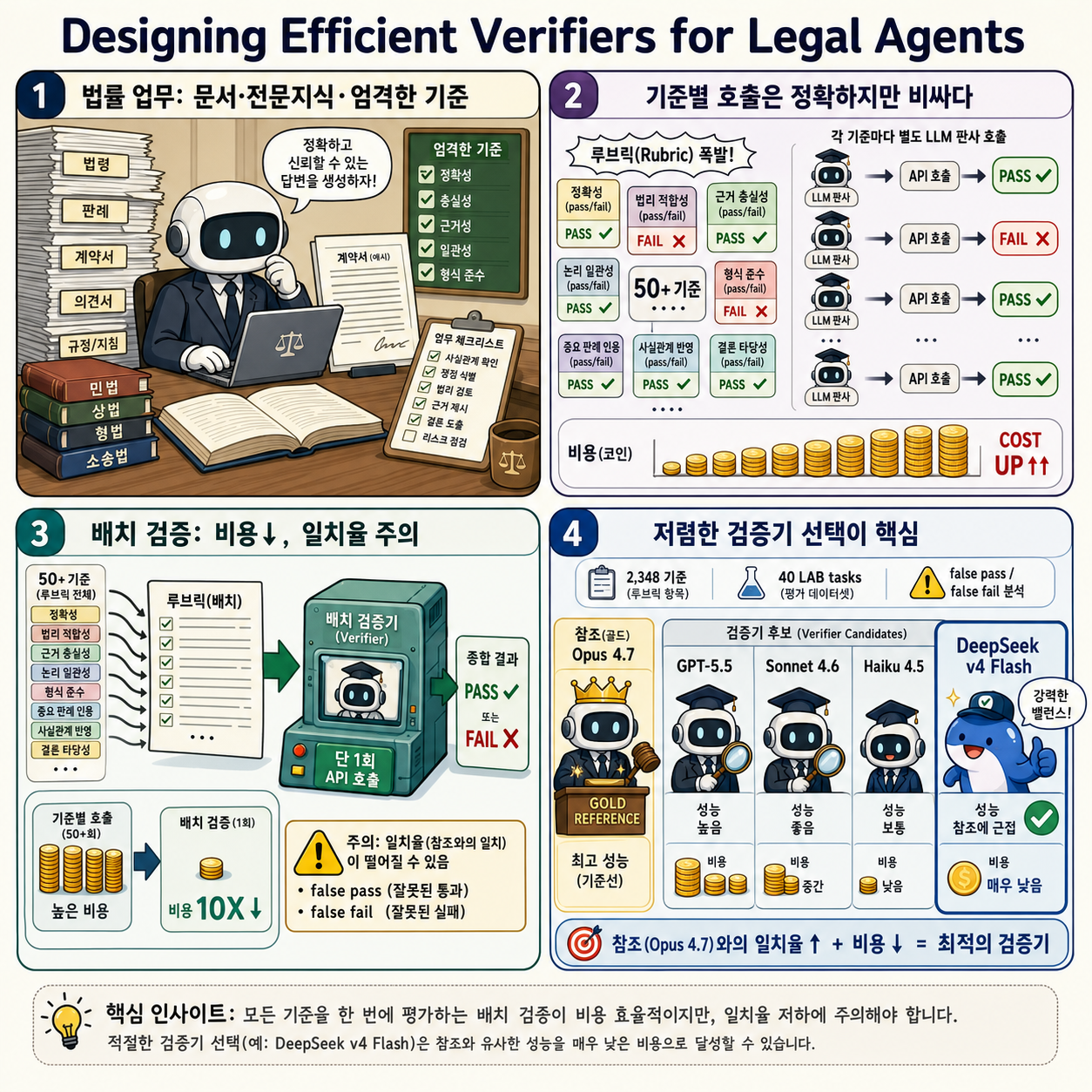 Designing Efficient Verifiers for Legal Agents 내용을 설명하는 본문 이미지