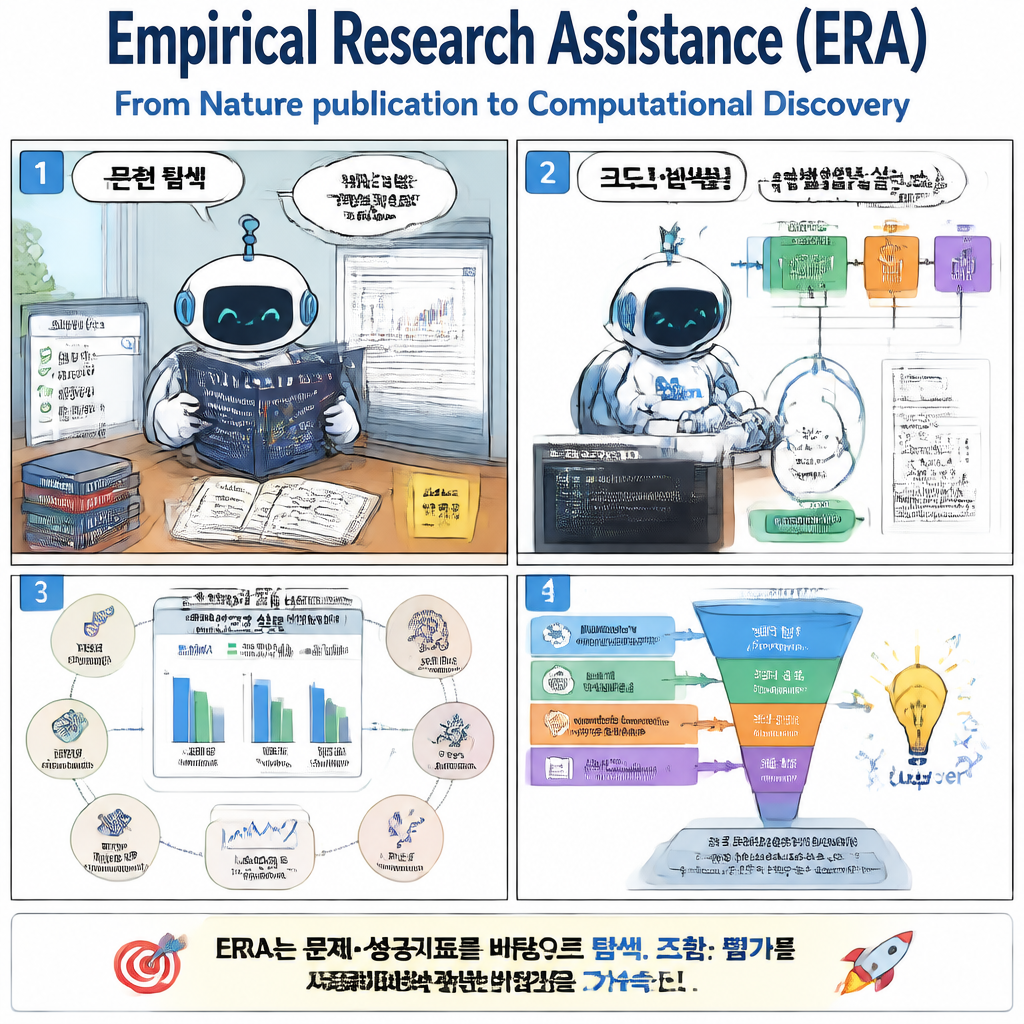 Empirical Research Assistance (ERA): From Nature publication to catalyzing Computational Discovery 내용을 설명하는 본문 이미지