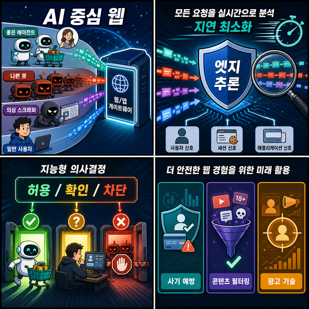 Enabling Agents and Battling Bots on an AI-Centric Web 내용을 설명하는 본문 이미지