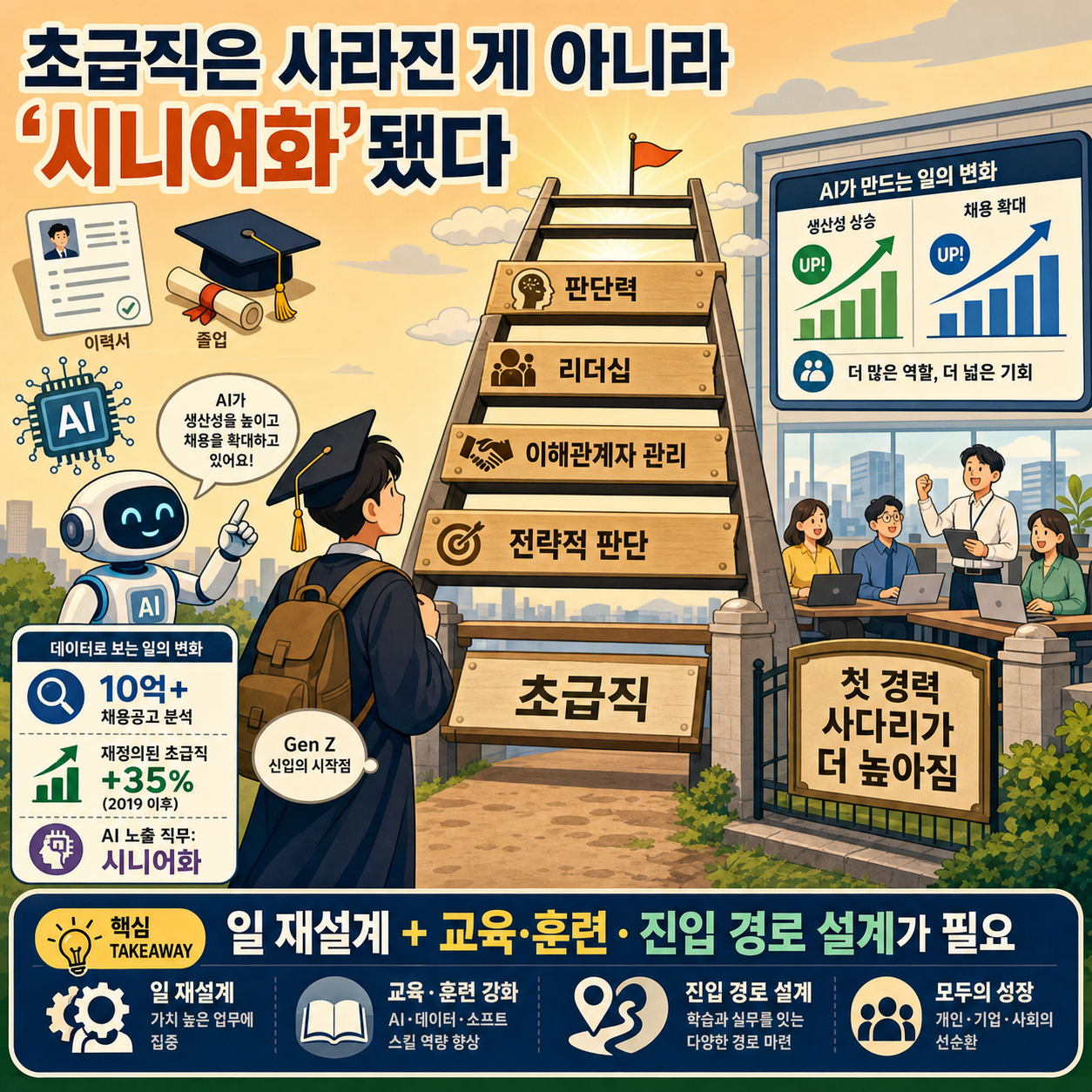 Entry-level work didn't disappear, PwC finds with 'seniorization.' It just morphed into something young workers can't get 내용을 설명하는 본문 이미지
