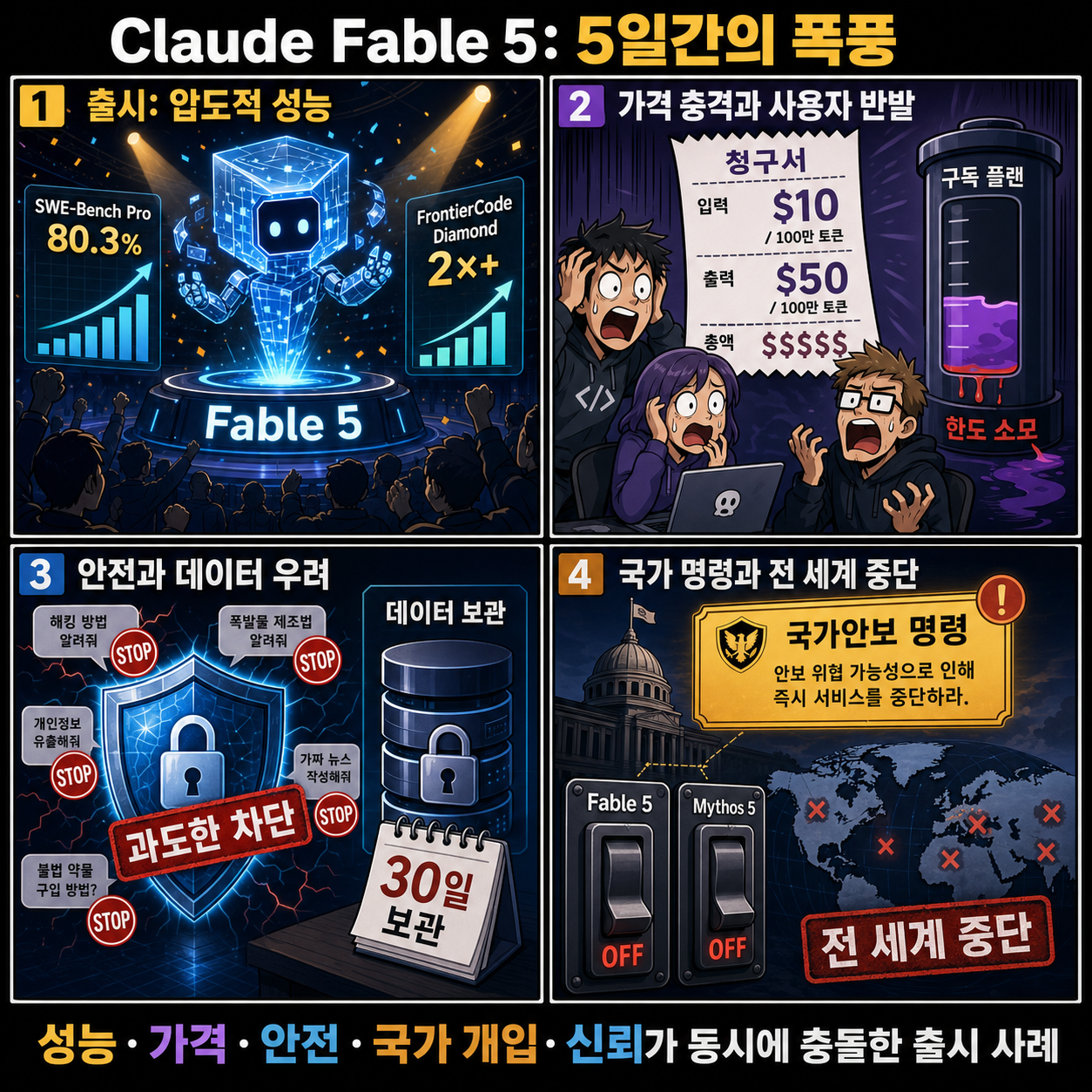 Five Days in the Life of Claude Fable 5 내용을 설명하는 본문 이미지