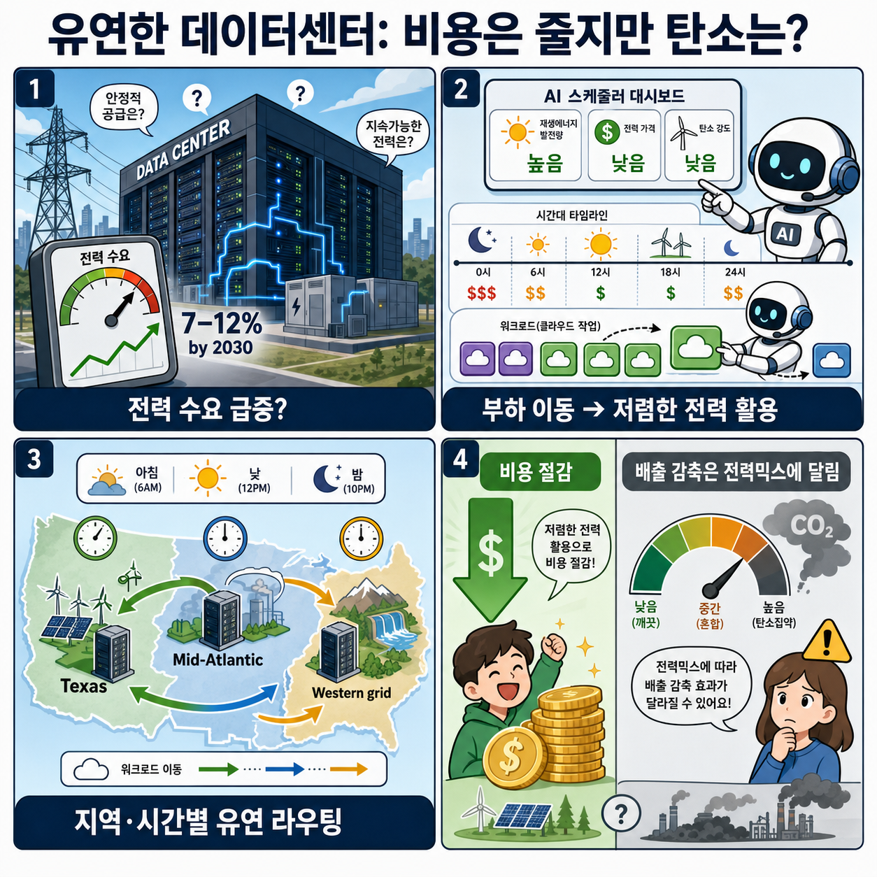 Flexible data centers can reduce costs — if not emissions 내용을 설명하는 본문 이미지