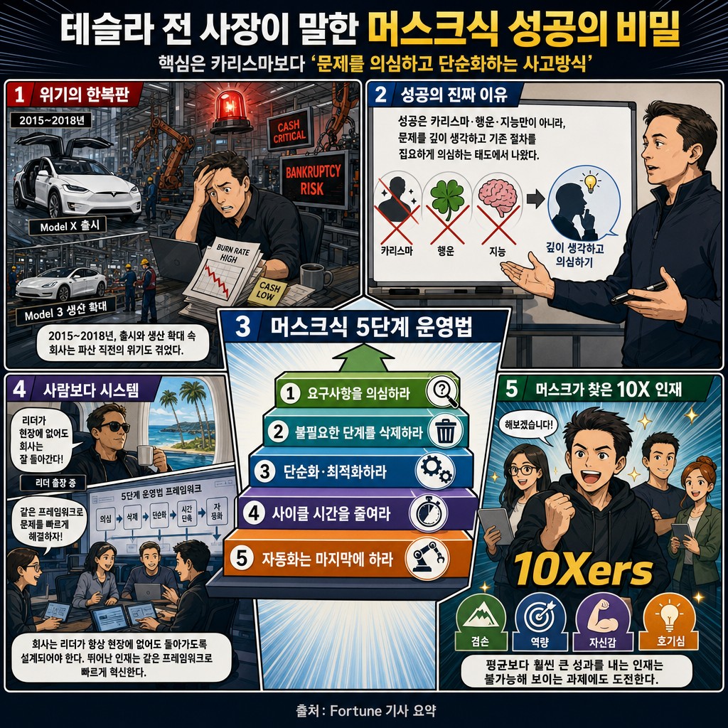 Former Tesla president shares the secret to success he learned from his former boss, Elon Musk: ‘He demands to only work with world-class talent’ 내용을 설명하는 본문 이미지