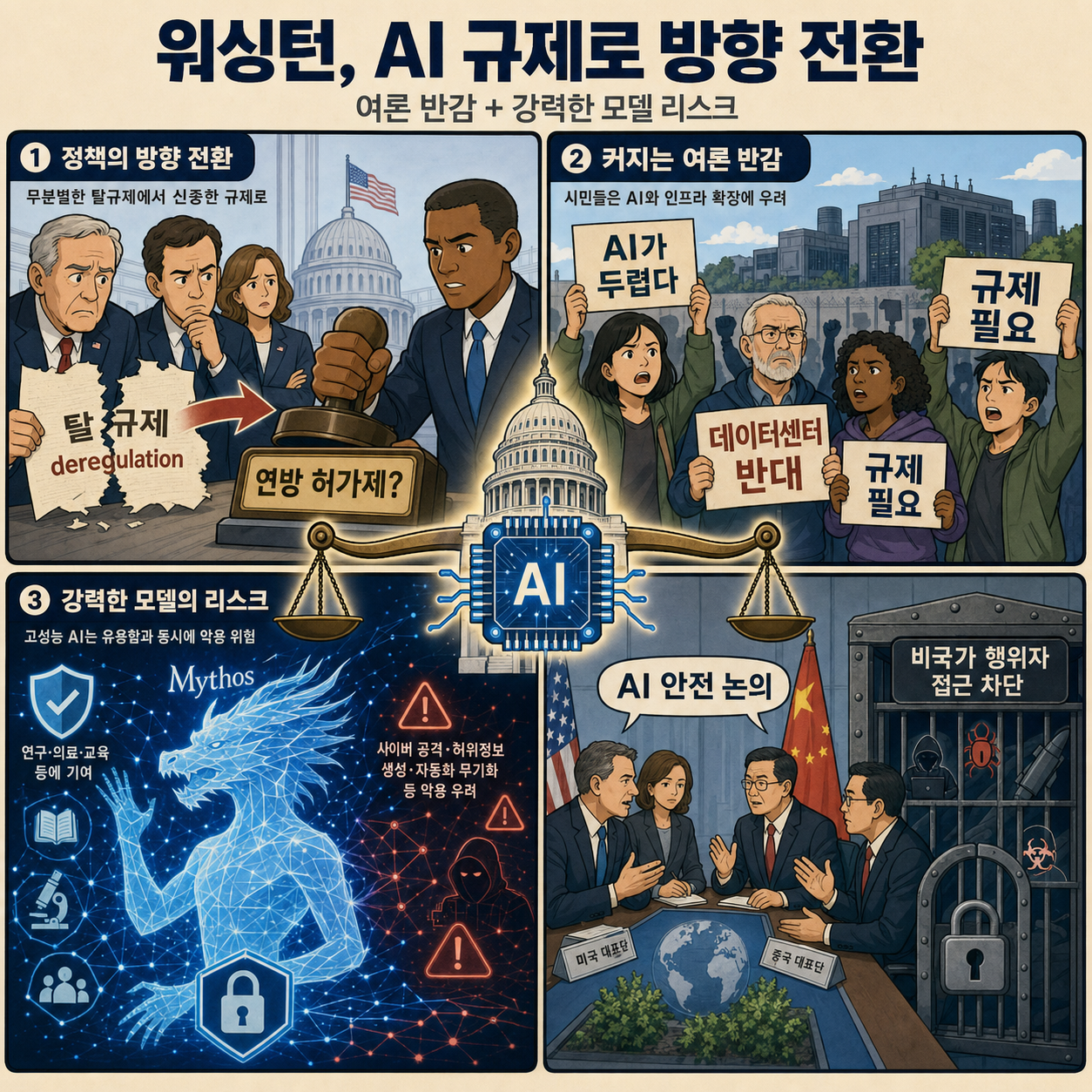 The times they are a-changin’: Washington suddenly warms to regulating AI 내용을 설명하는 본문 이미지